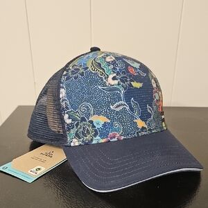 Prana Blue Floral Men's Cap